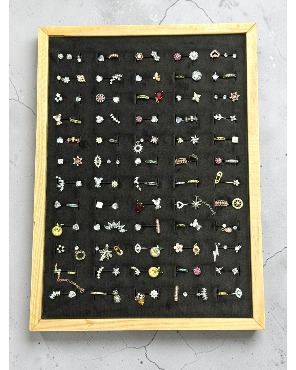 120 ADET KARIŞIK PİERCİNG KUTULU12