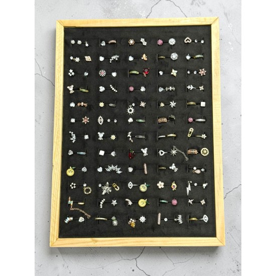 120 ADET KARIŞIK PİERCİNG KUTULU12