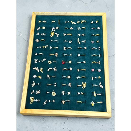 120 ADET KARIŞIK PİERCİNG KUTULU10