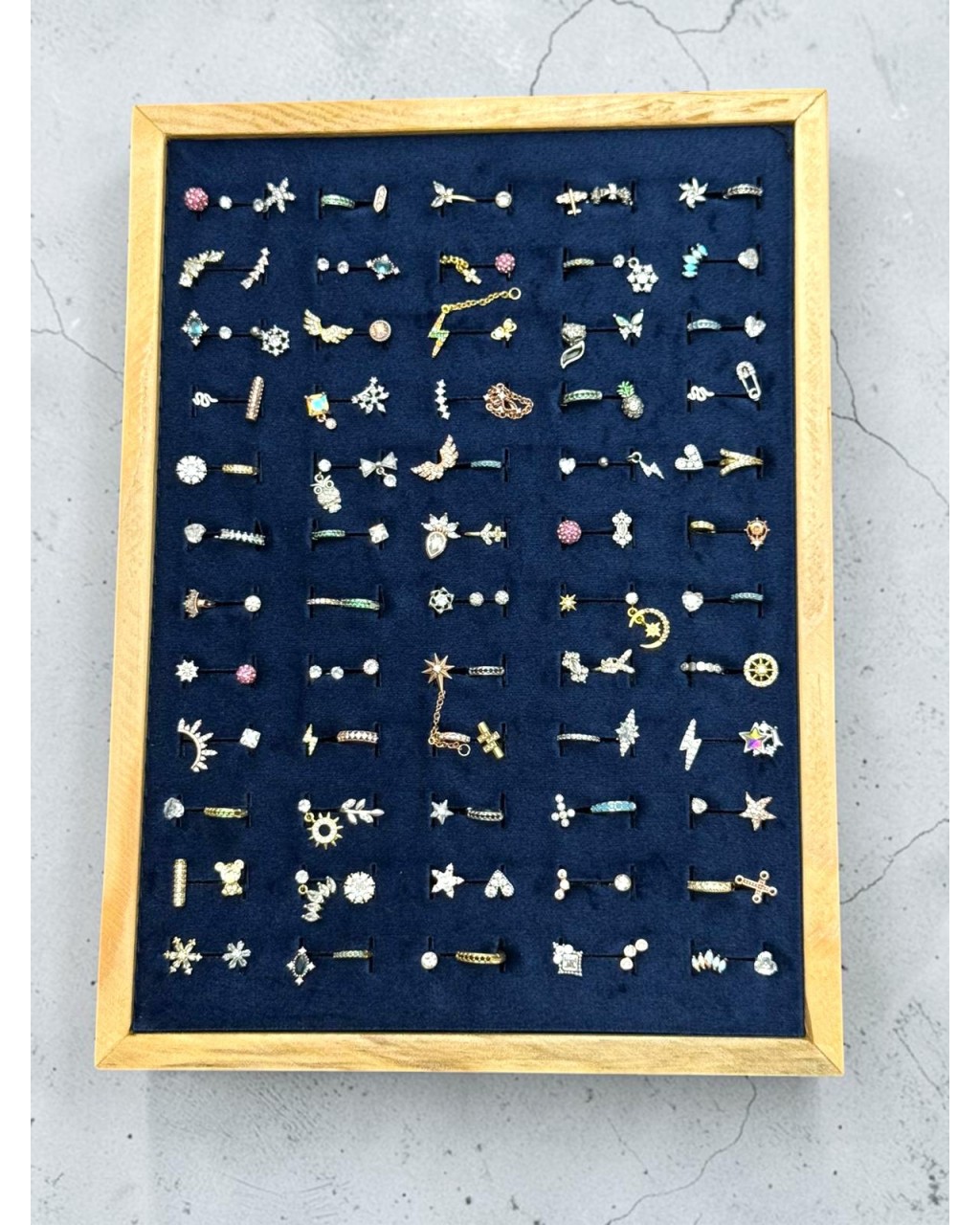 120 ADET KARIŞIK PİERCİNG KUTULU6