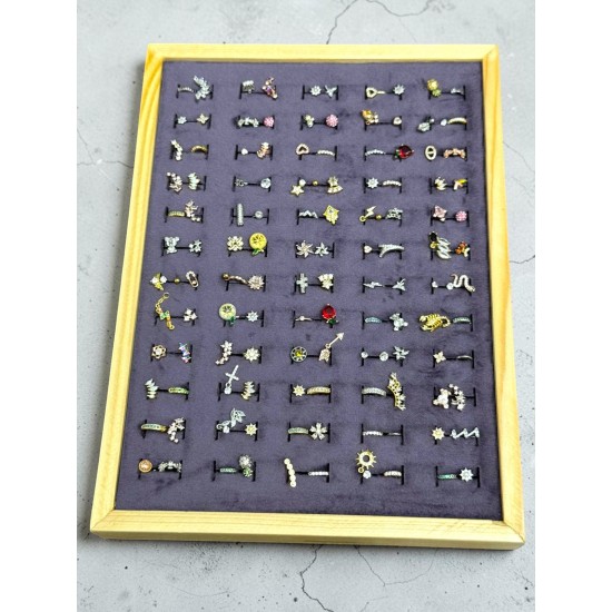 120 ADET KARIŞIK PİERCİNG KUTULU5