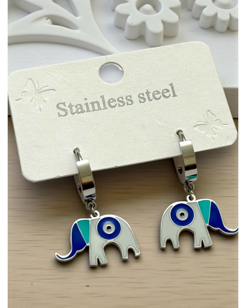 FİLLİ MİNELİ MODEL ÇELİK KÜPE