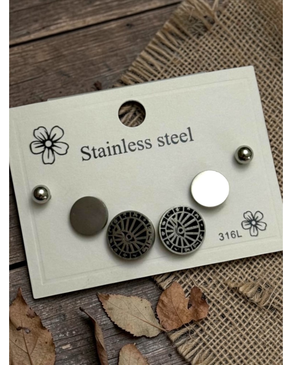 BURÇ MODEL ÇELİK ÇOKLU KÜPE