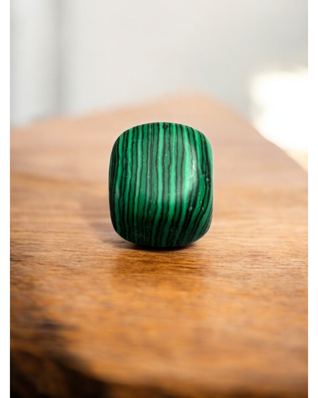 ZAR ŞEKLİNDE BÜYÜK BOY MALAHİT TAŞI