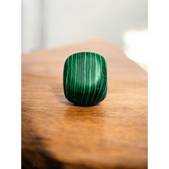 ZAR ŞEKLİNDE BÜYÜK BOY MALAHİT TAŞI