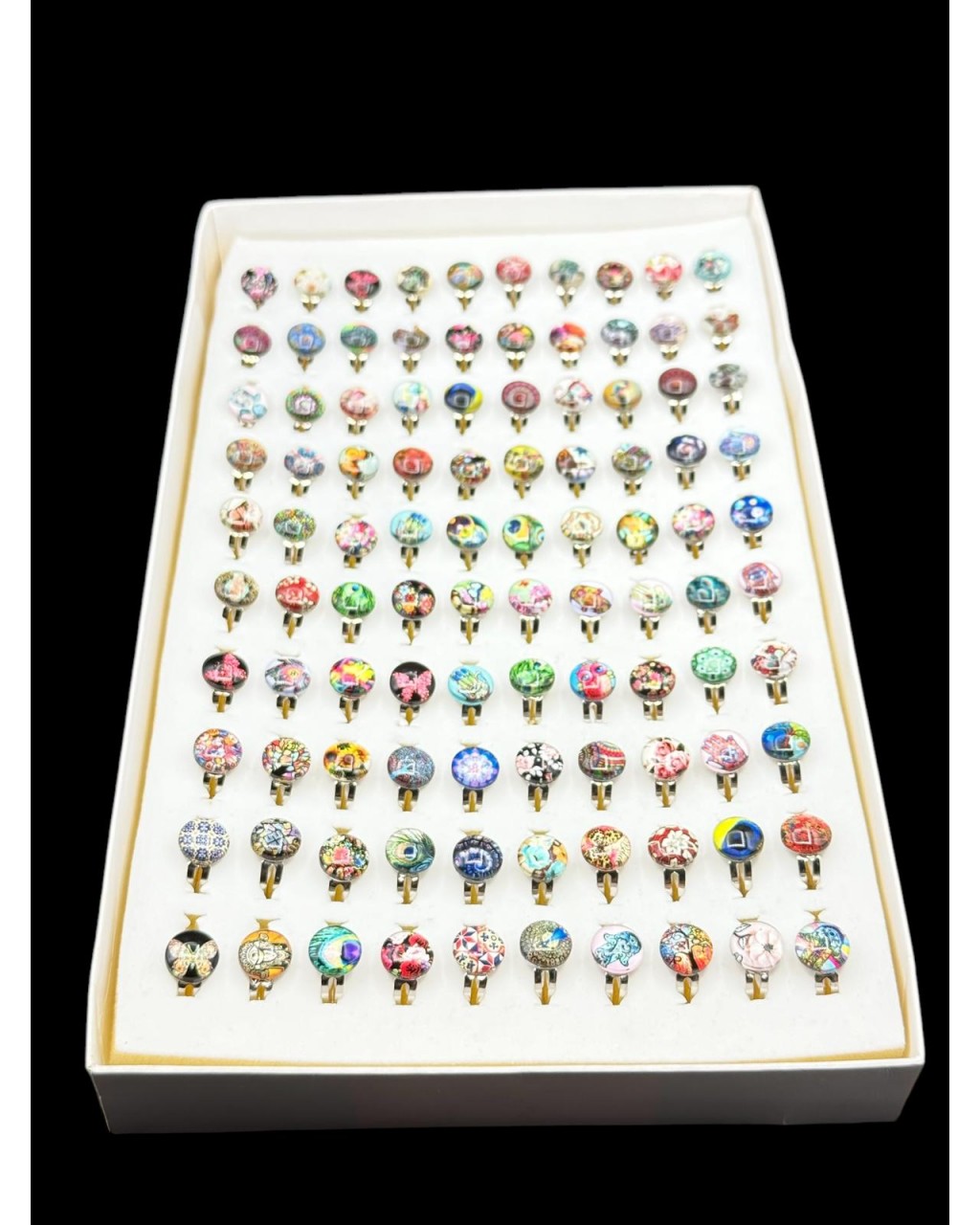 100 ADET MİNİ YUVARLAK MODEL YÜZÜK 100 ADET MİNİ YUVARLAK MODEL YÜZÜK